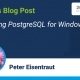Developing PostgreSQL for Windows, Part 1