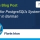 Support for PostgreSQL’s System identifier in Barman