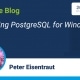 Developing PostgreSQL for Windows - Part 3