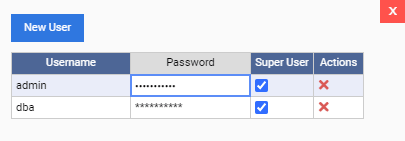 OmniDB - Change admin User Password