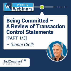 Being Committed - A Review of Transaction Control Statements 1/3