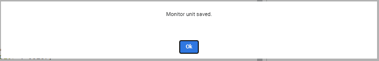Saving a Custom Monitoring Unit