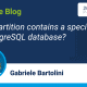 Which partition contains a specific row in my PostgreSQL database