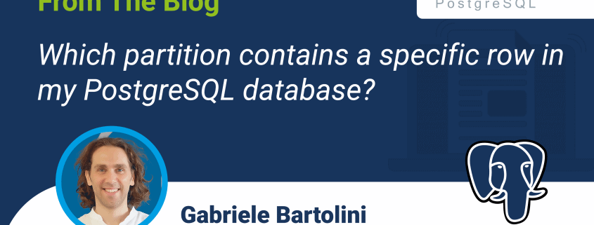 Which partition contains a specific row in my PostgreSQL database